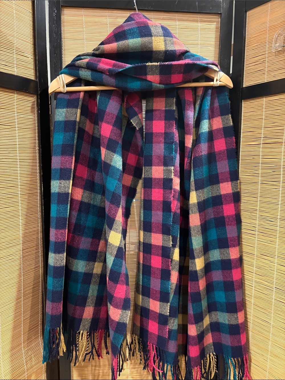 Plaid scarf- Multicolor